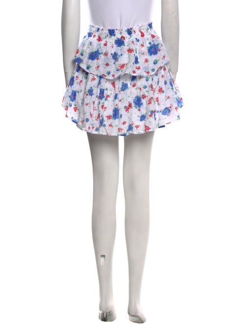 LoveShackFancy Printed Mini Skirt