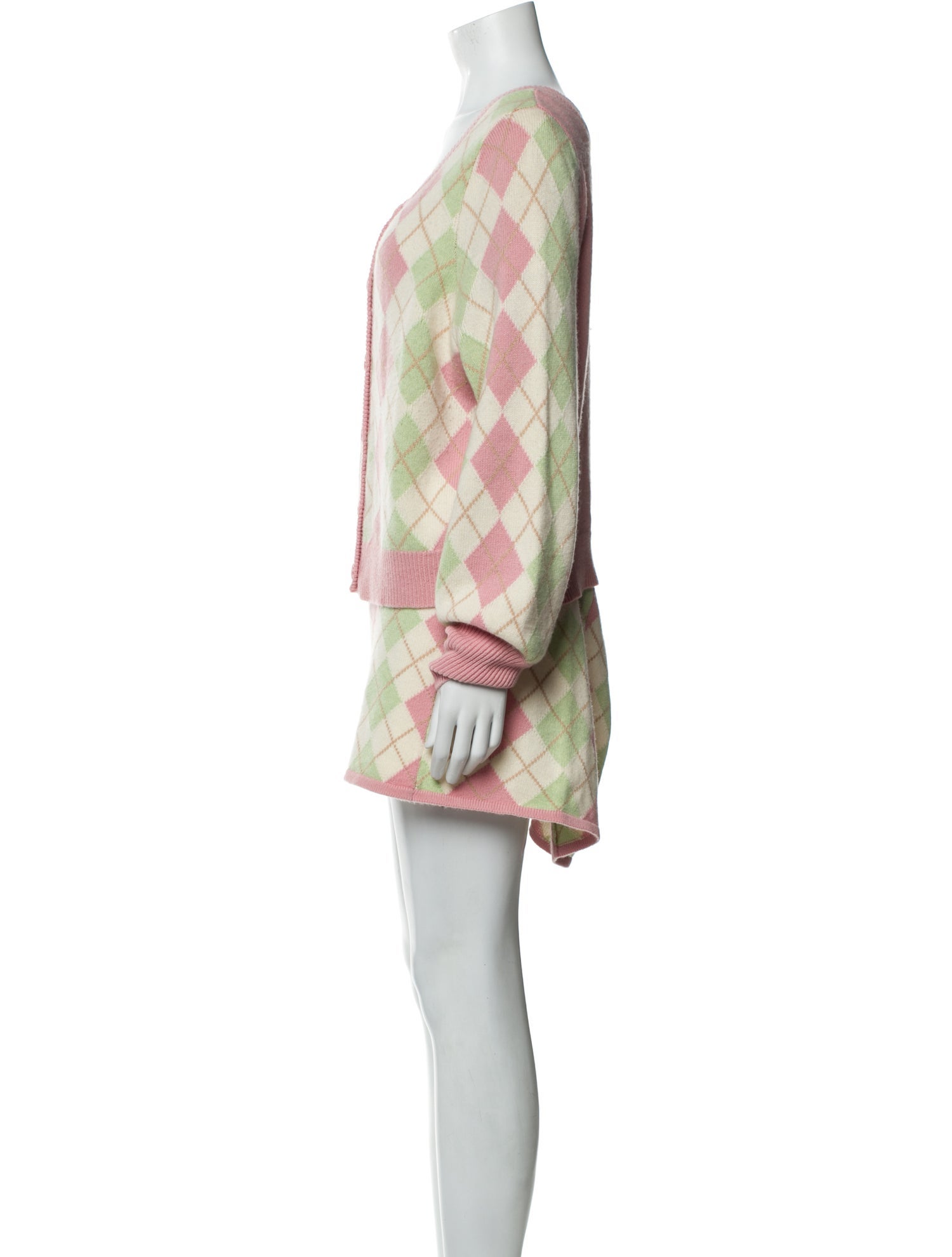 LoveShackFancy Wool Floral Print Pant Set