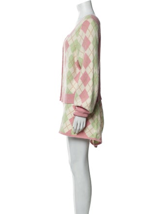 LoveShackFancy Wool Floral Print Pant Set