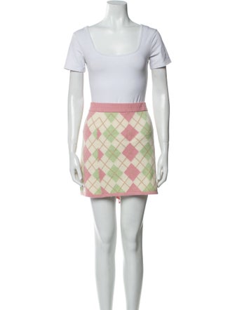 LoveShackFancy Wool Floral Print Pant Set