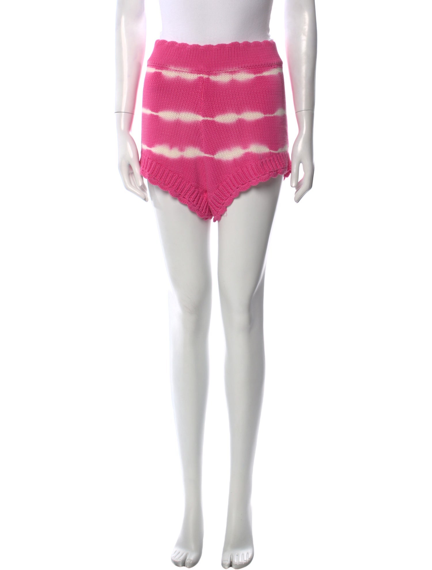 LoveShackFancy Tie-Dye Print Mini Shorts