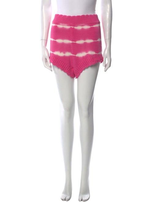 LoveShackFancy Tie-Dye Print Mini Shorts