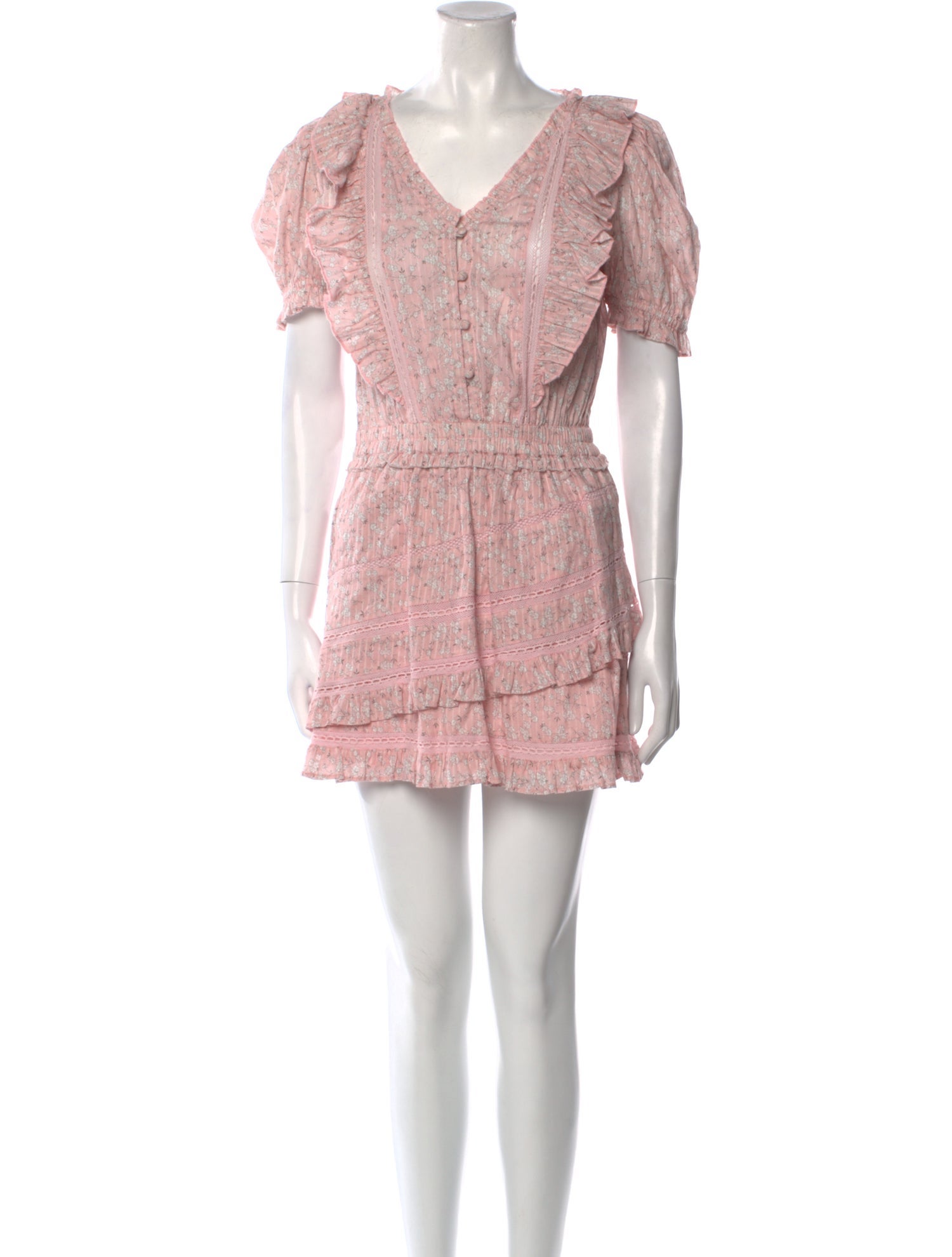 LoveShackFancy Printed Mini Dress