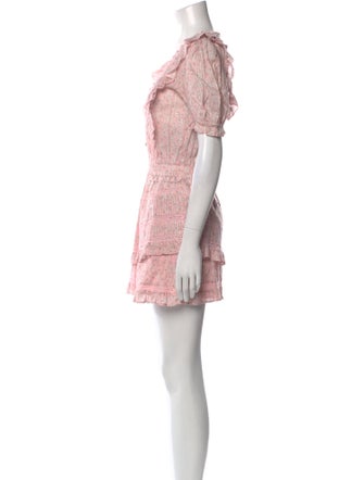 LoveShackFancy Printed Mini Dress