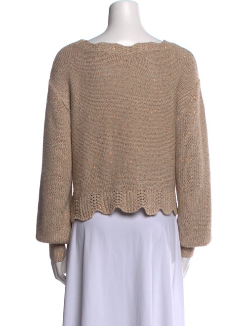 LoveShackFancy Scoop Neck Sweater