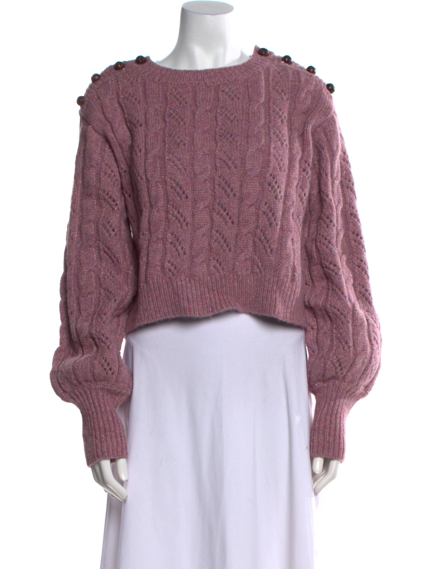 LoveShackFancy Bateau Neckline Sweater