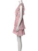 LoveShackFancy Floral Print Mini Dress