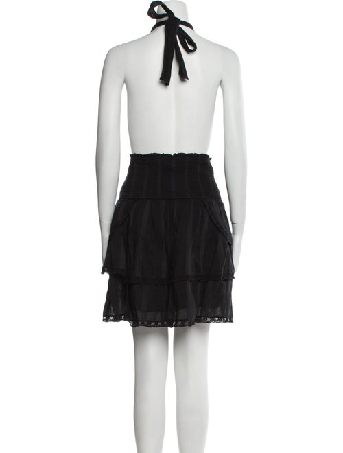 LoveShackFancy Halterneck Mini Dress