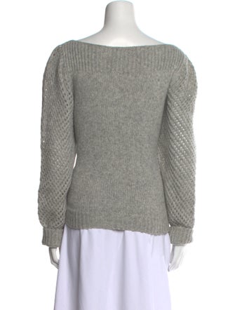 LoveShackFancy Baby Alpaca Bateau Neckline Sweater