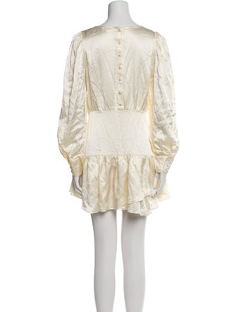 LoveShackFancy Silk Long Dress