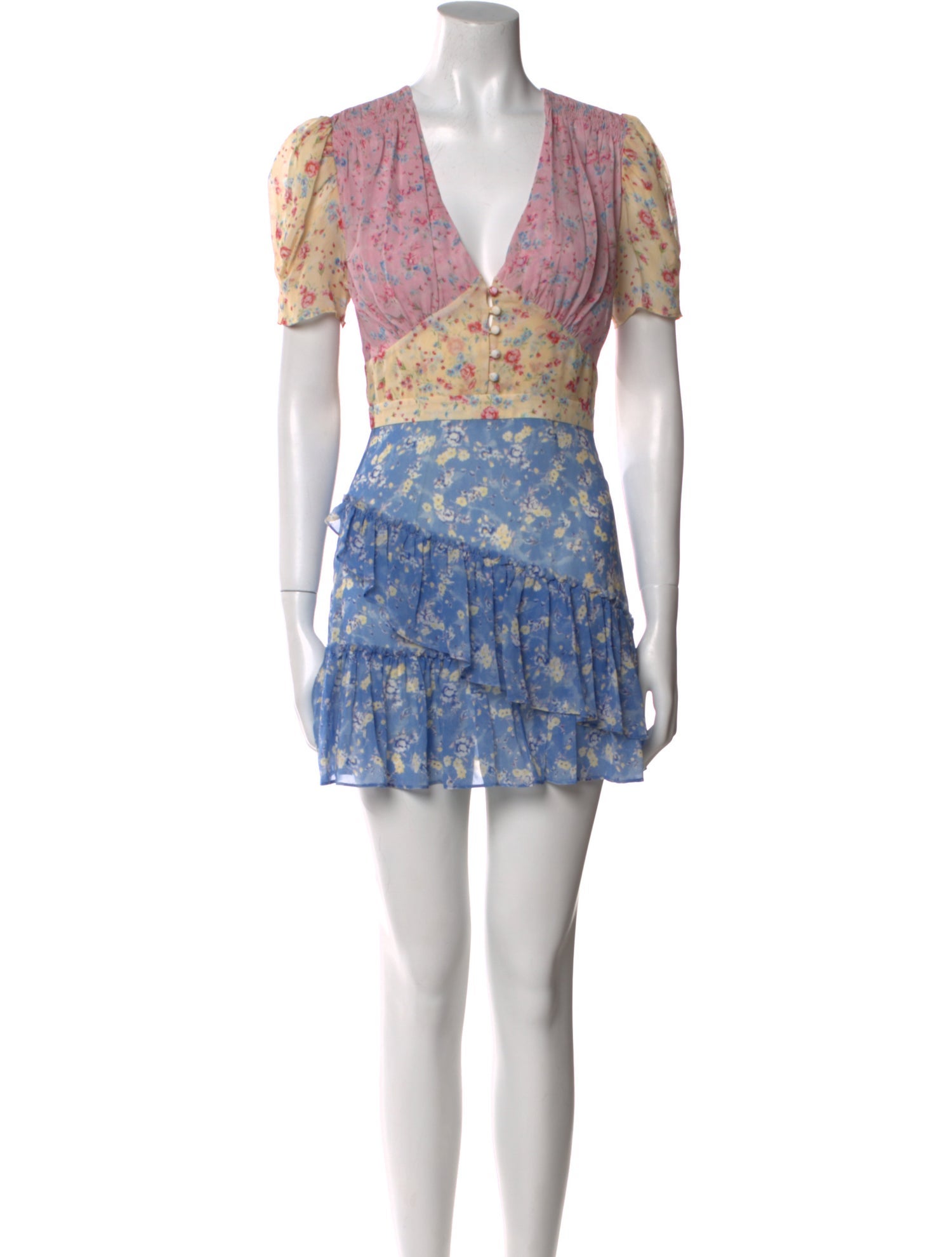 LoveShackFancy Silk Mini Dress