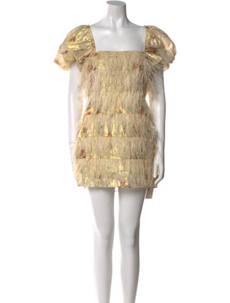 LoveShackFancy Printed Mini Dress