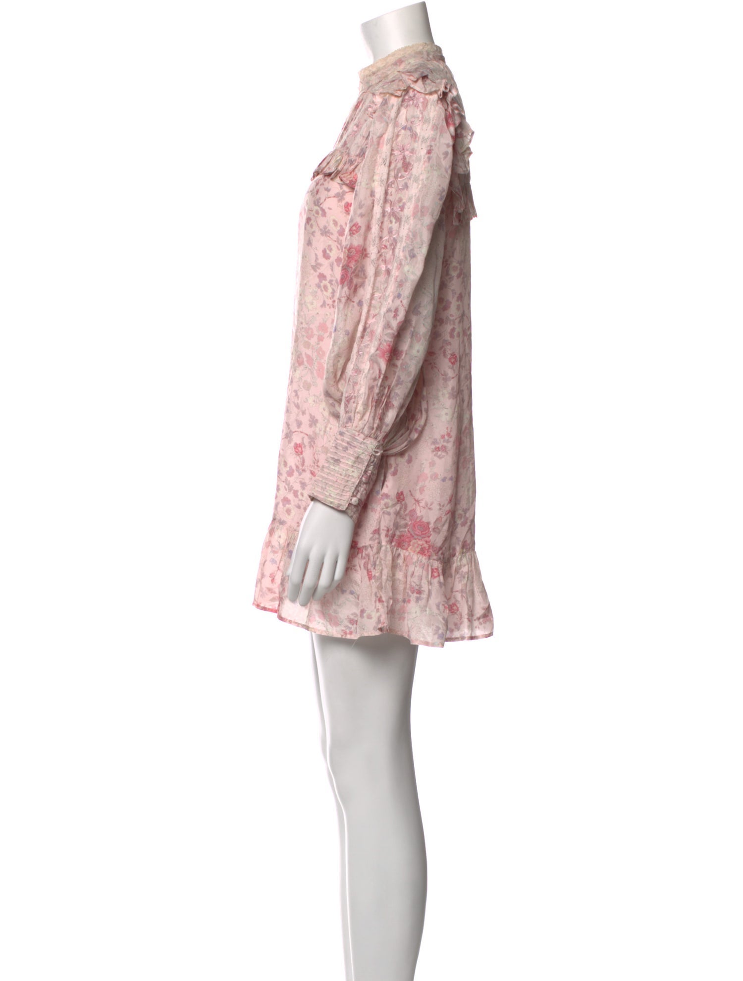 LoveShackFancy Silk Mini Dress