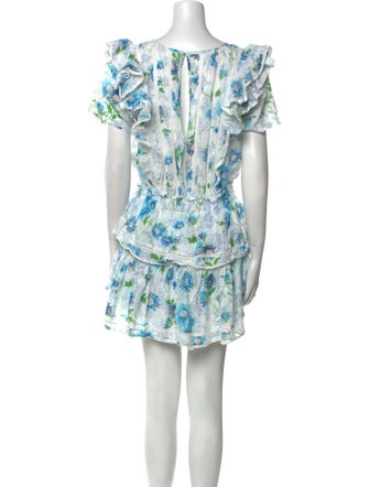 LoveShackFancy Printed Mini Dress