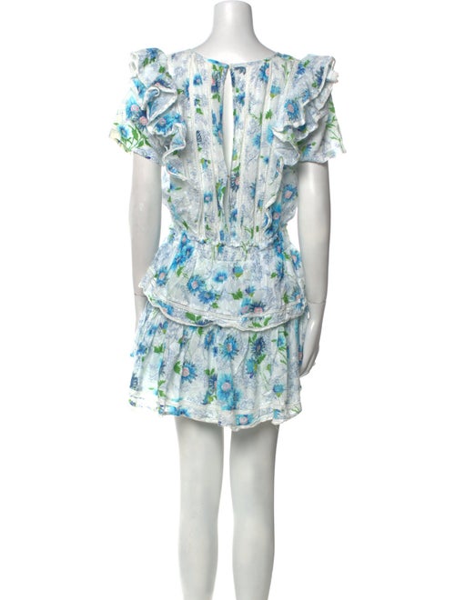 LoveShackFancy Printed Mini Dress