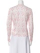 LoveShackFancy Floral Print V-Neck Blouse