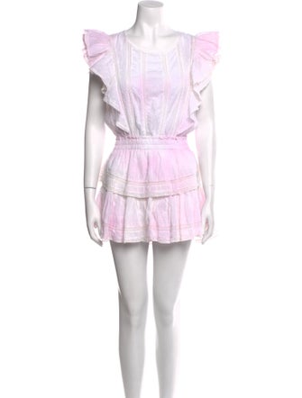 LoveShackFancy Striped Mini Dress