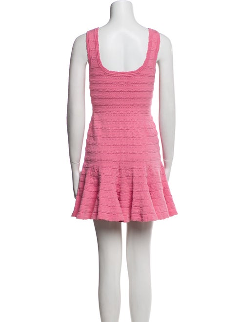 LoveShackFancy Square Neckline Mini Dress