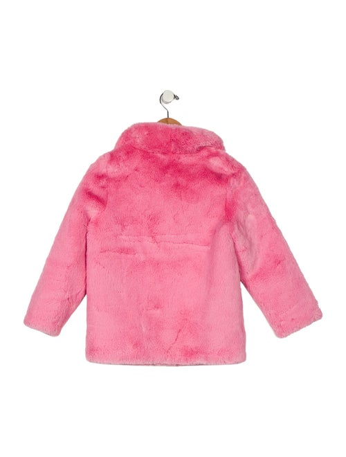 LoveShackFancy Girls' Faux Fur Coat