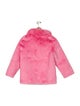 LoveShackFancy Girls' Faux Fur Coat