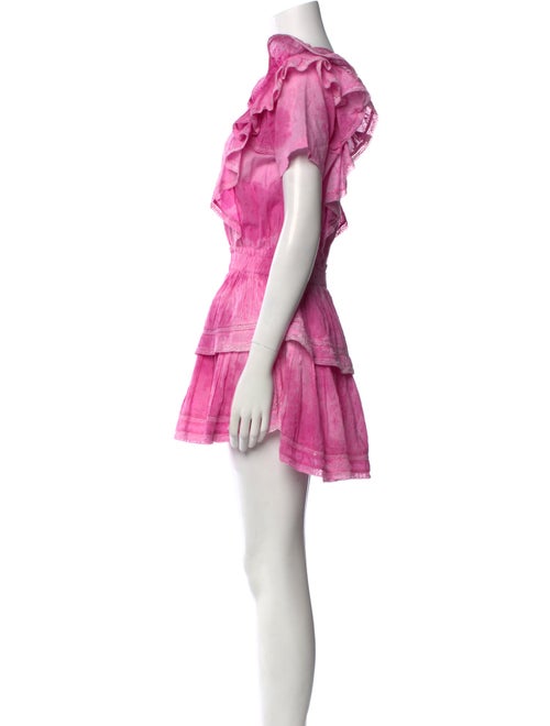 LoveShackFancy Scoop Neck Mini Dress