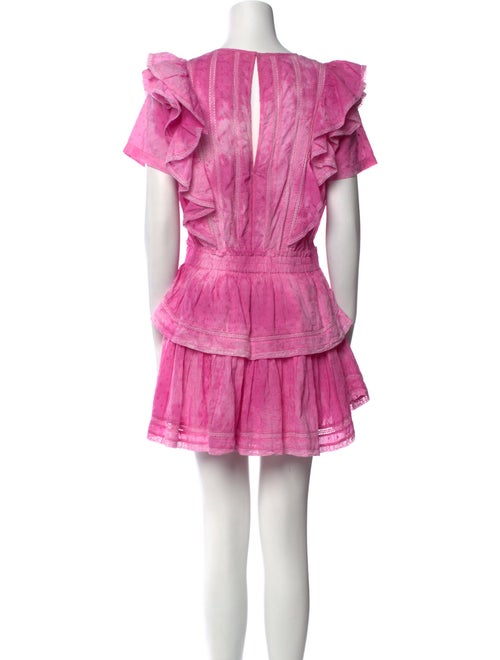 LoveShackFancy Scoop Neck Mini Dress