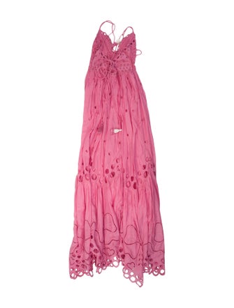 LoveShackFancy Strapless Long Dress