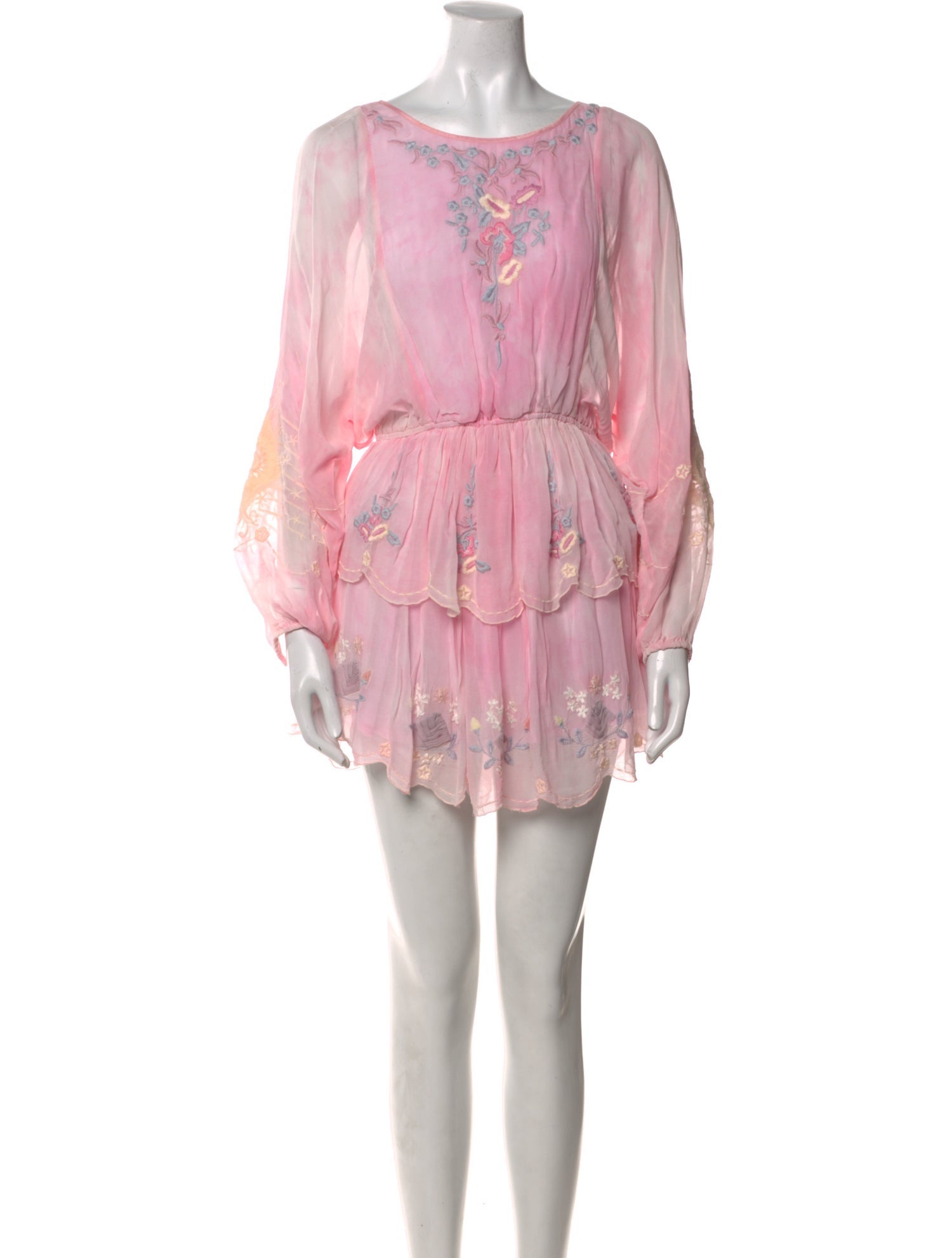 LoveShackFancy Printed Mini Dress