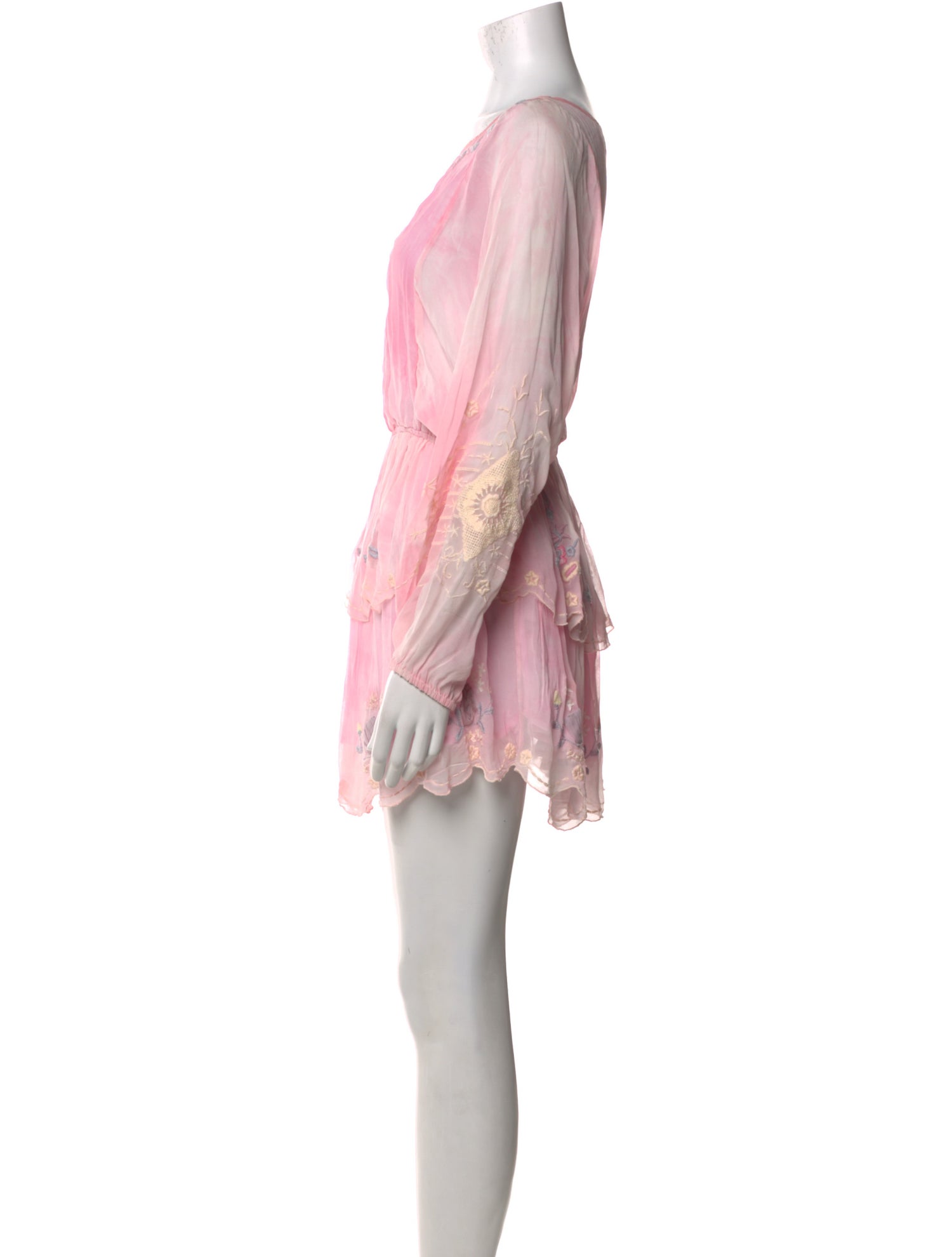 LoveShackFancy Printed Mini Dress