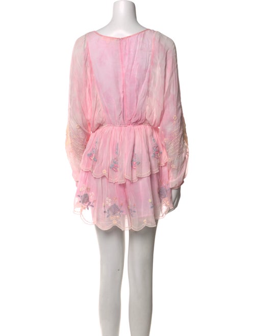 LoveShackFancy Printed Mini Dress