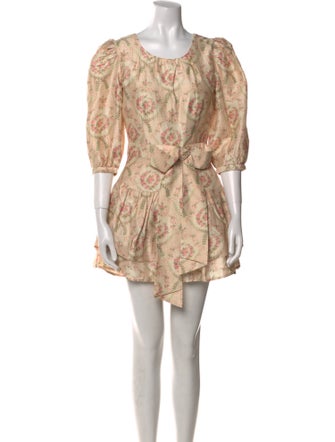 LoveShackFancy Silk Mini Dress