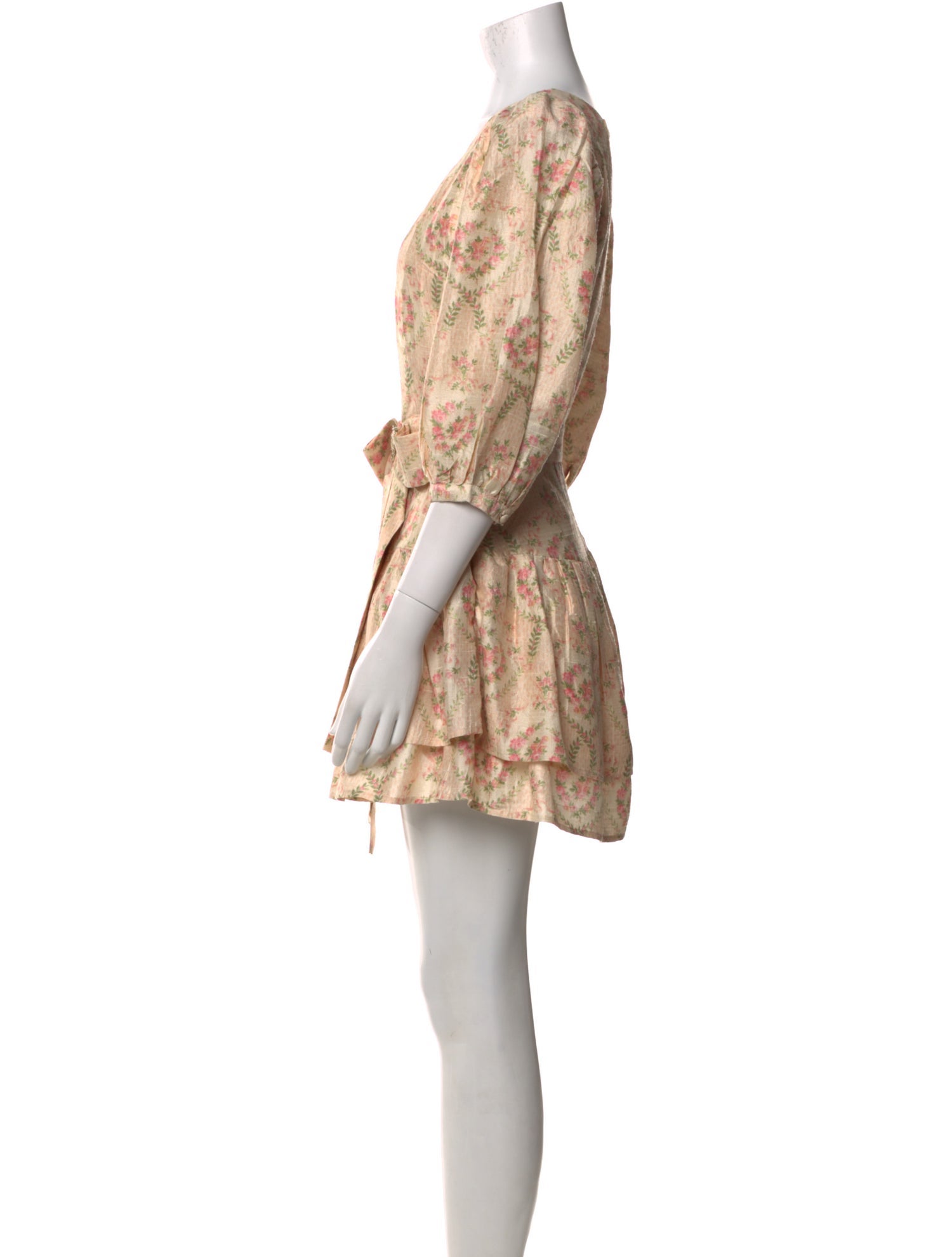 LoveShackFancy Silk Mini Dress