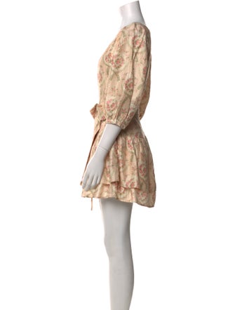 LoveShackFancy Silk Mini Dress