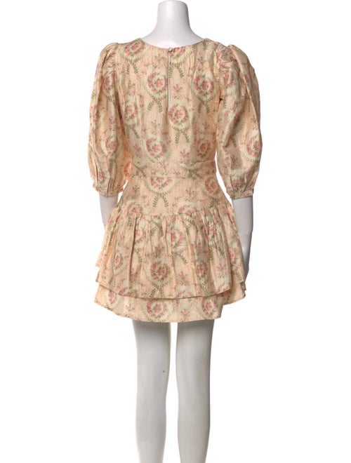 LoveShackFancy Silk Mini Dress