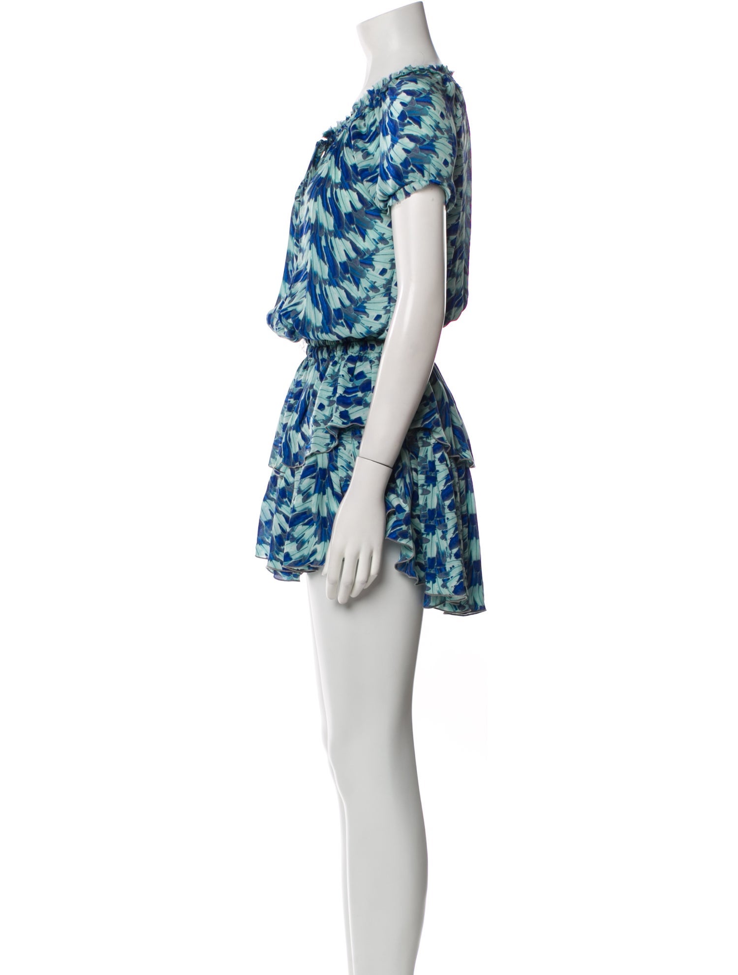 LoveShackFancy Silk Mini Dress