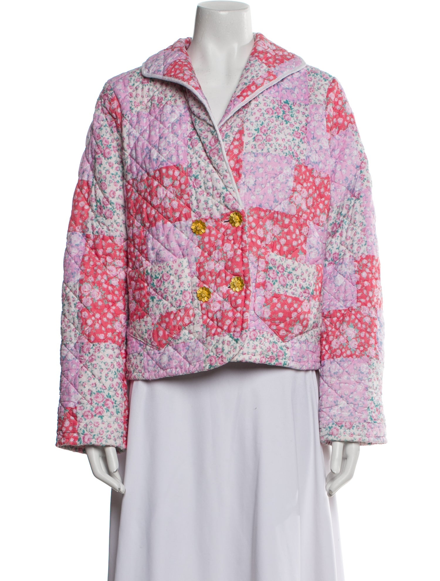 LoveShackFancy Floral Print Jacket