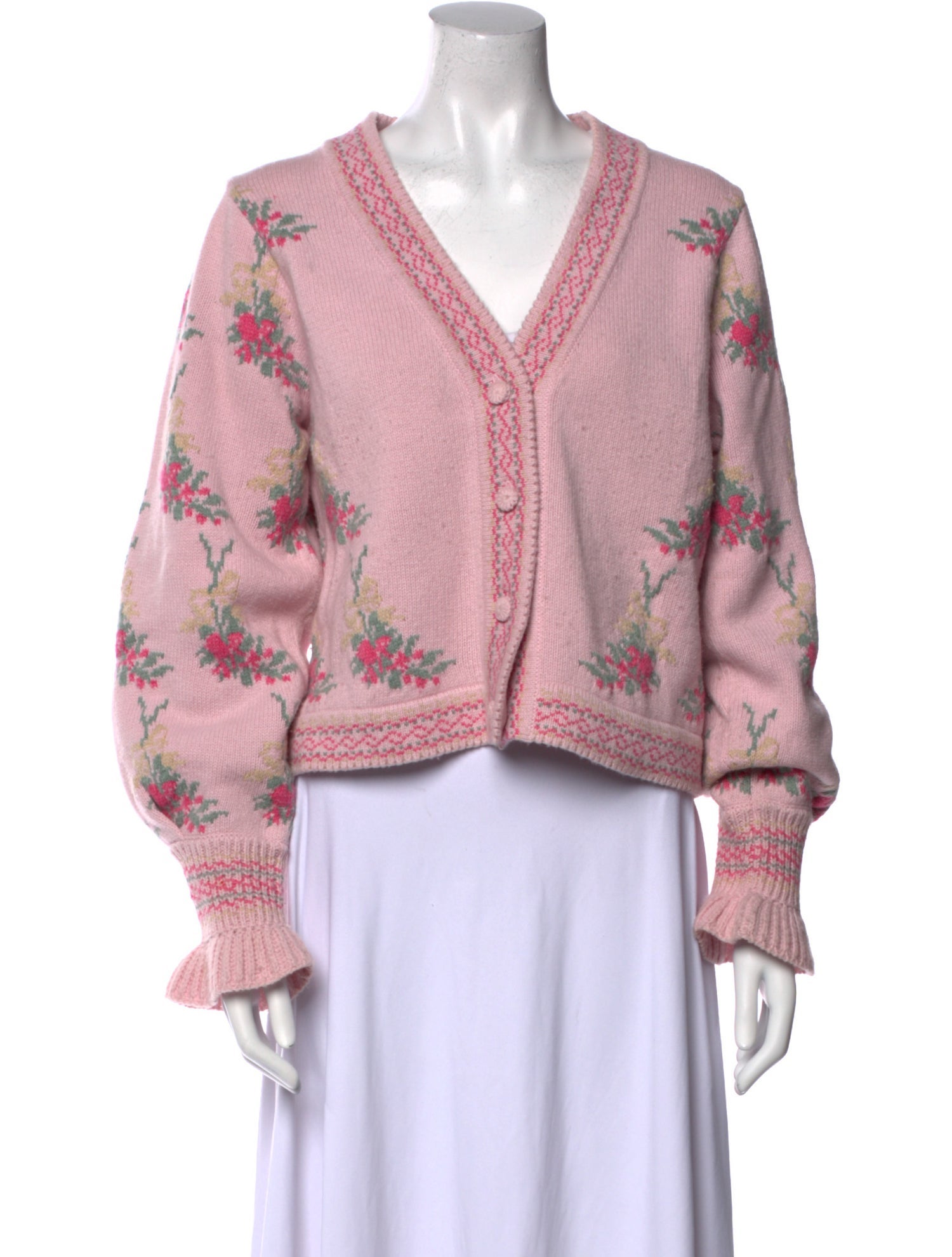 LoveShackFancy V-Neck Sweater