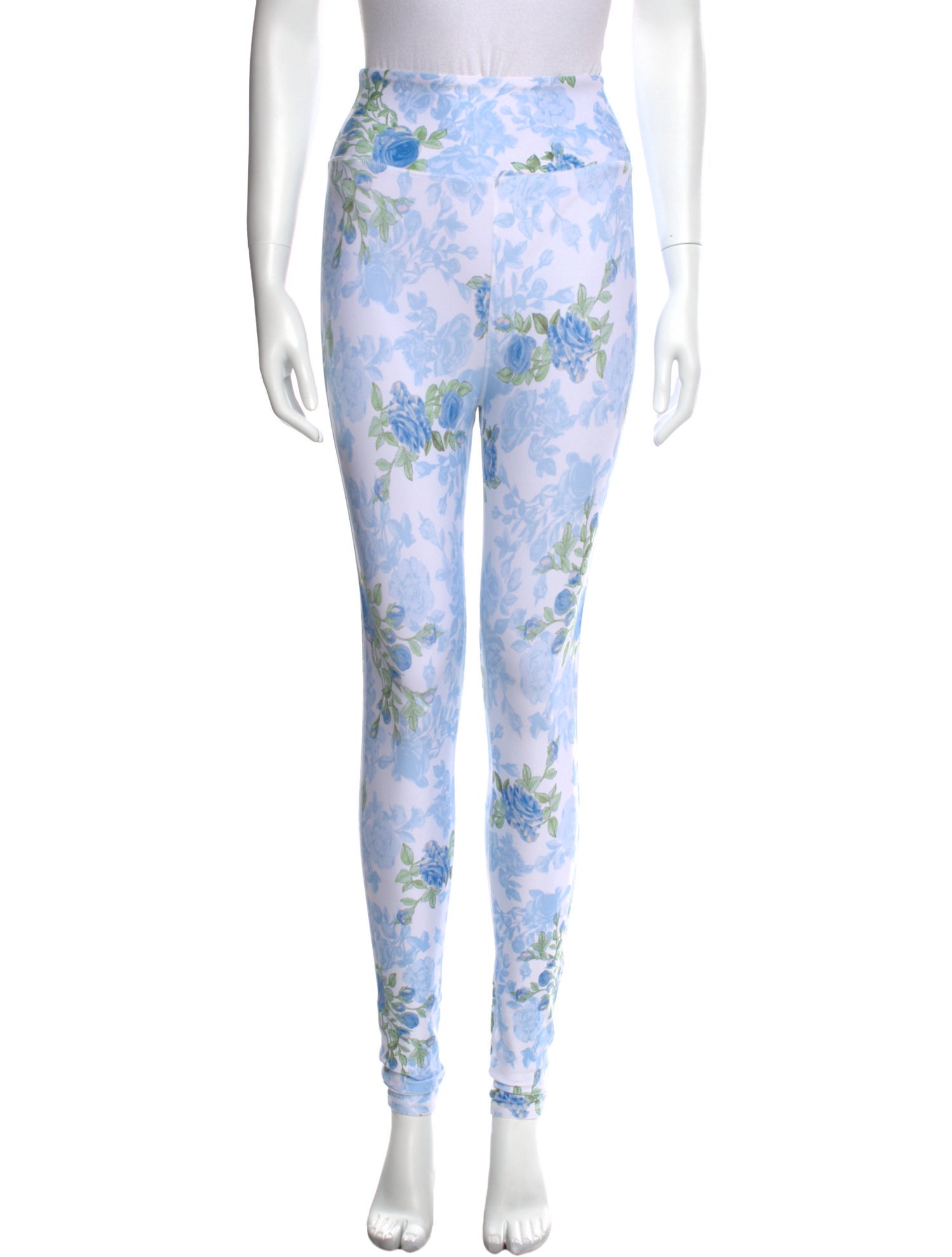 LoveShackFancy Floral Print Skinny Leg Pants w/ Tags