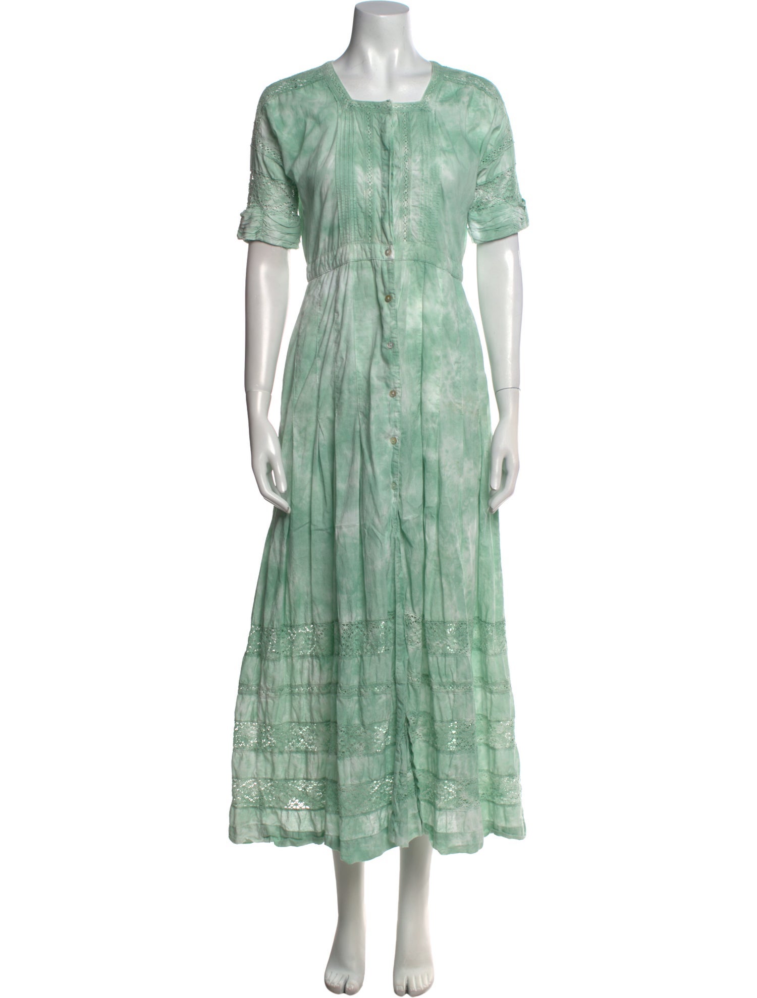 LoveShackFancy Printed Long Dress