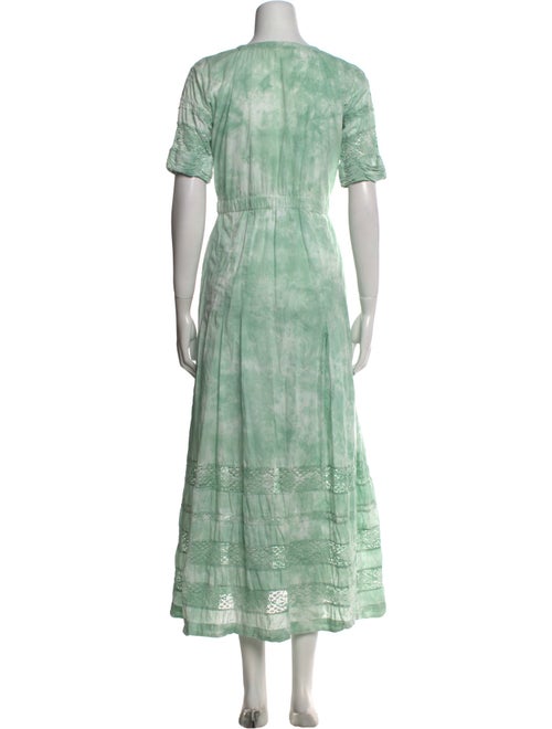 LoveShackFancy Printed Long Dress