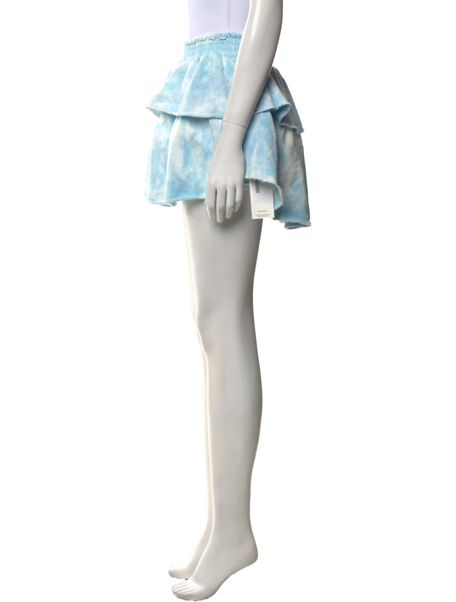 LoveShackFancy Tie-Dye Print Mini Skirt