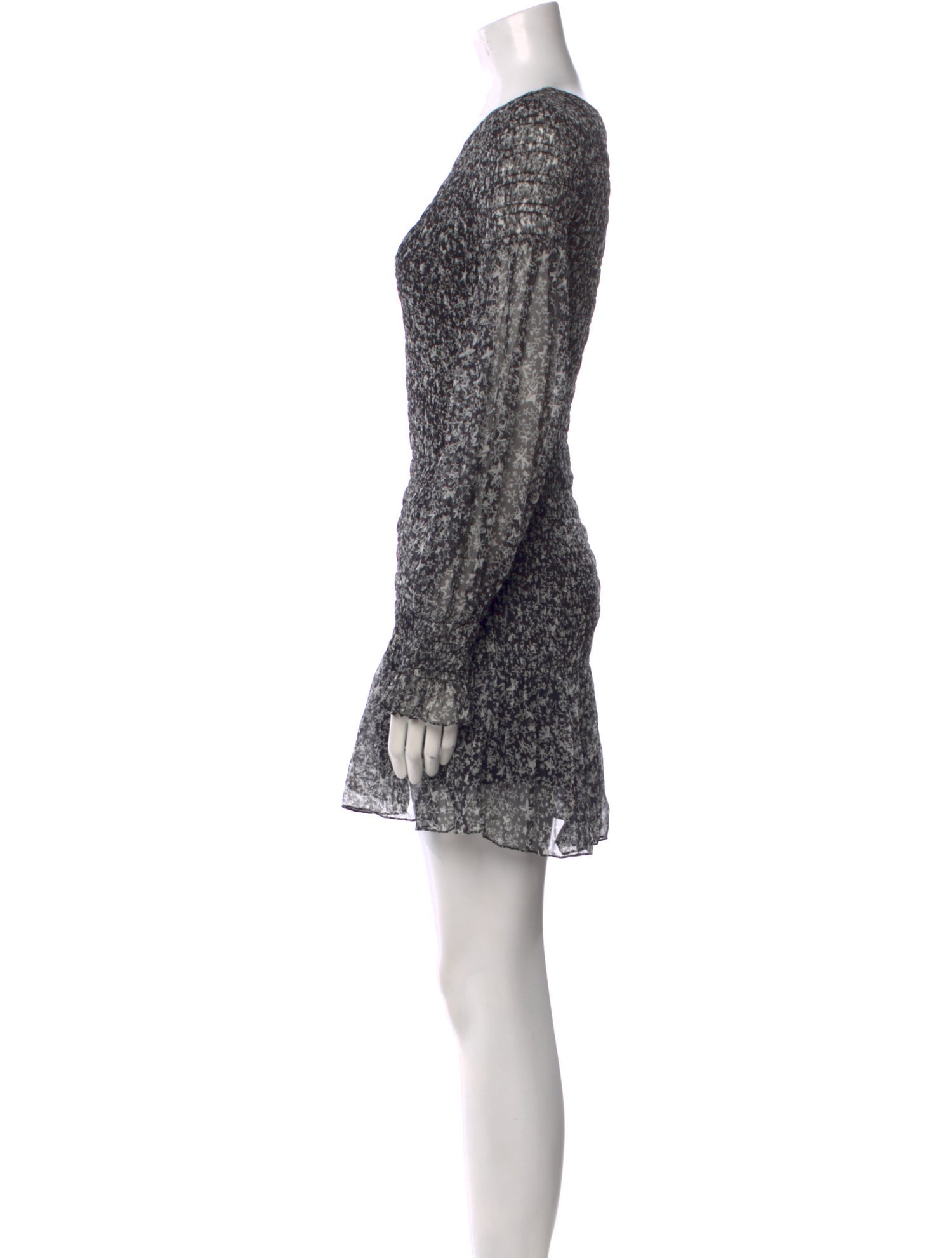 LoveShackFancy Silk Mini Dress