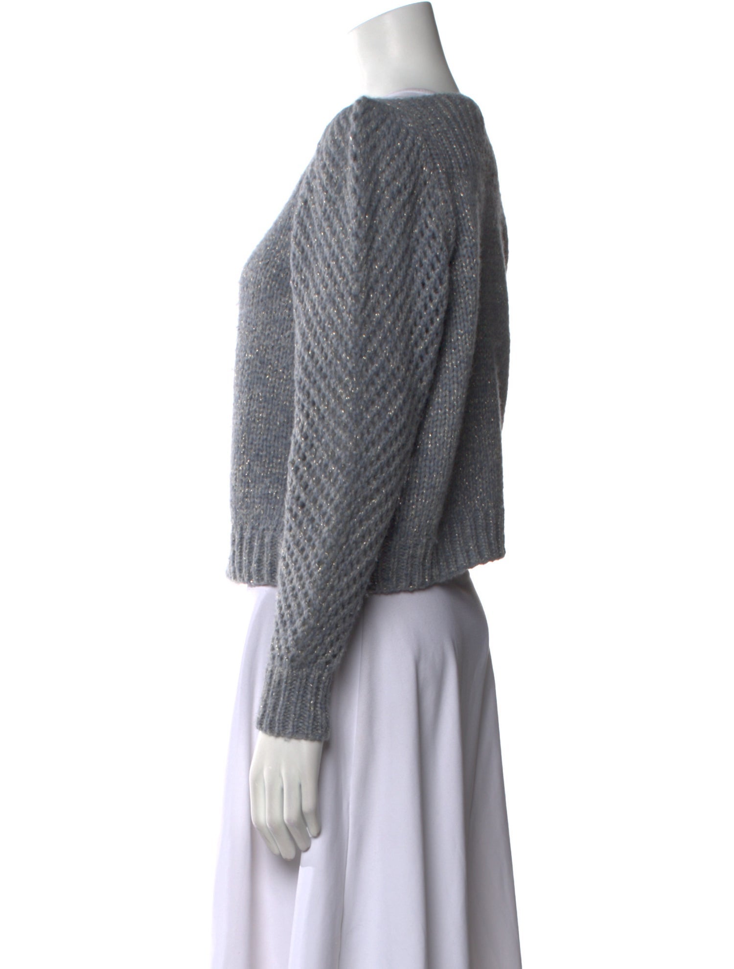 LoveShackFancy Baby Alpaca Bateau Neckline Sweater