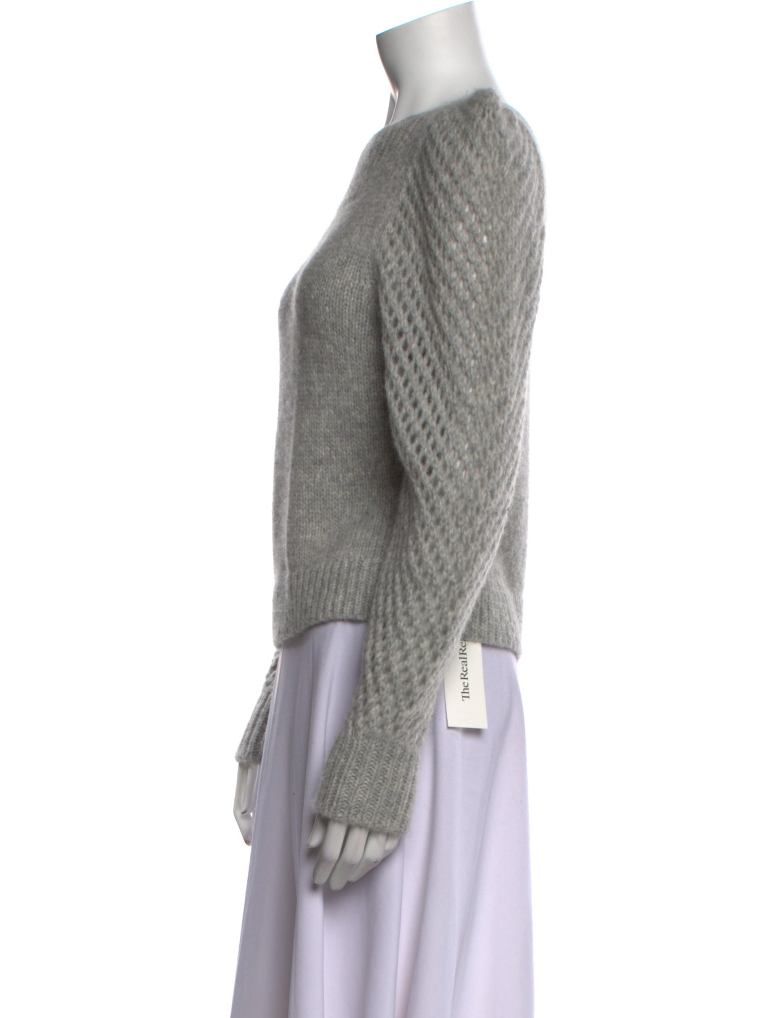 LoveShackFancy Baby Alpaca Bateau Neckline Sweater