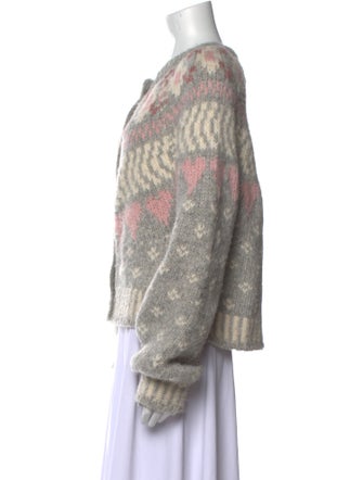 LoveShackFancy Alpaca Printed Sweater