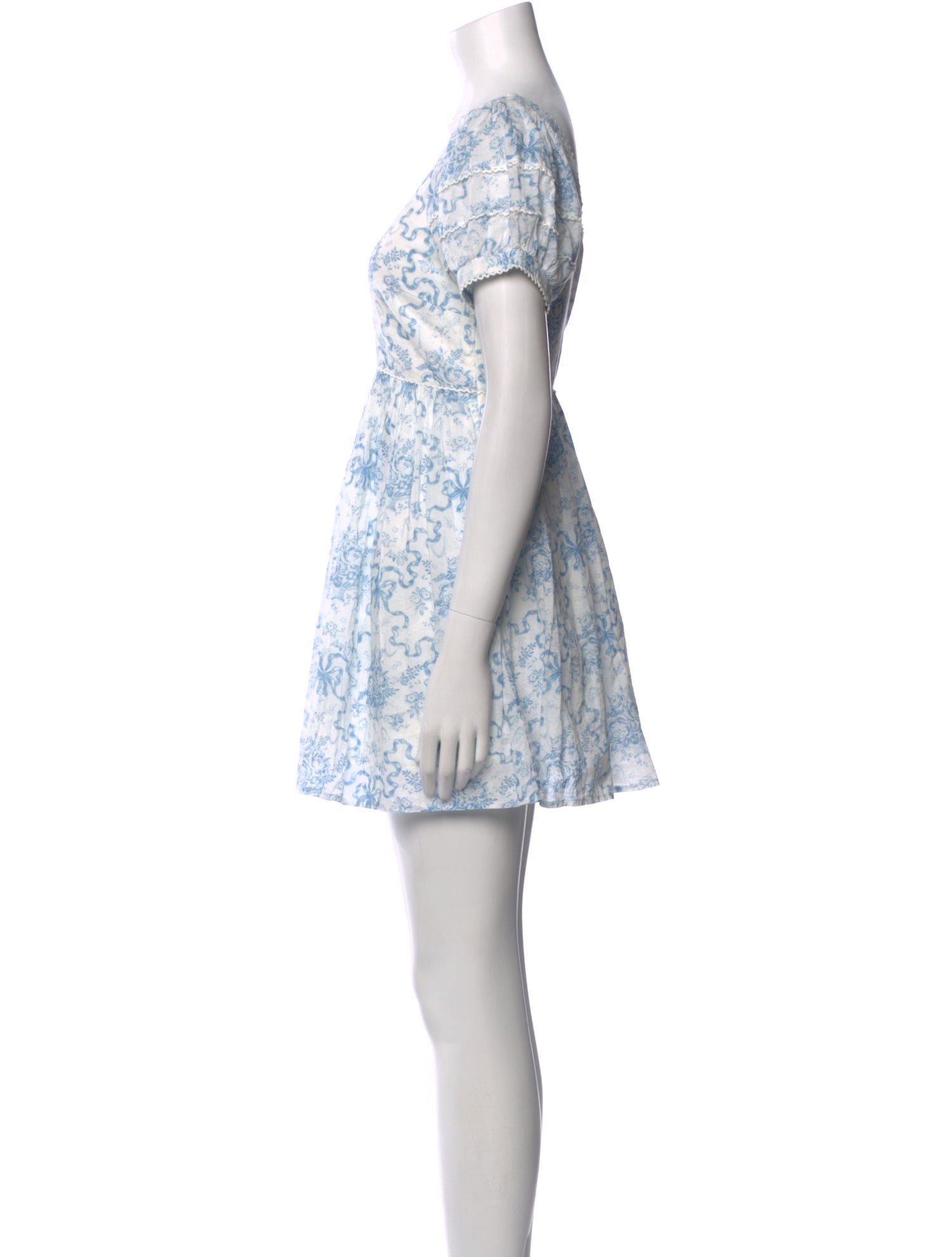 LoveShackFancy Printed Mini Dress