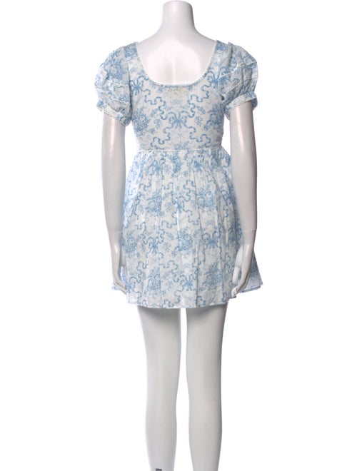 LoveShackFancy Printed Mini Dress