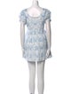 LoveShackFancy Printed Mini Dress