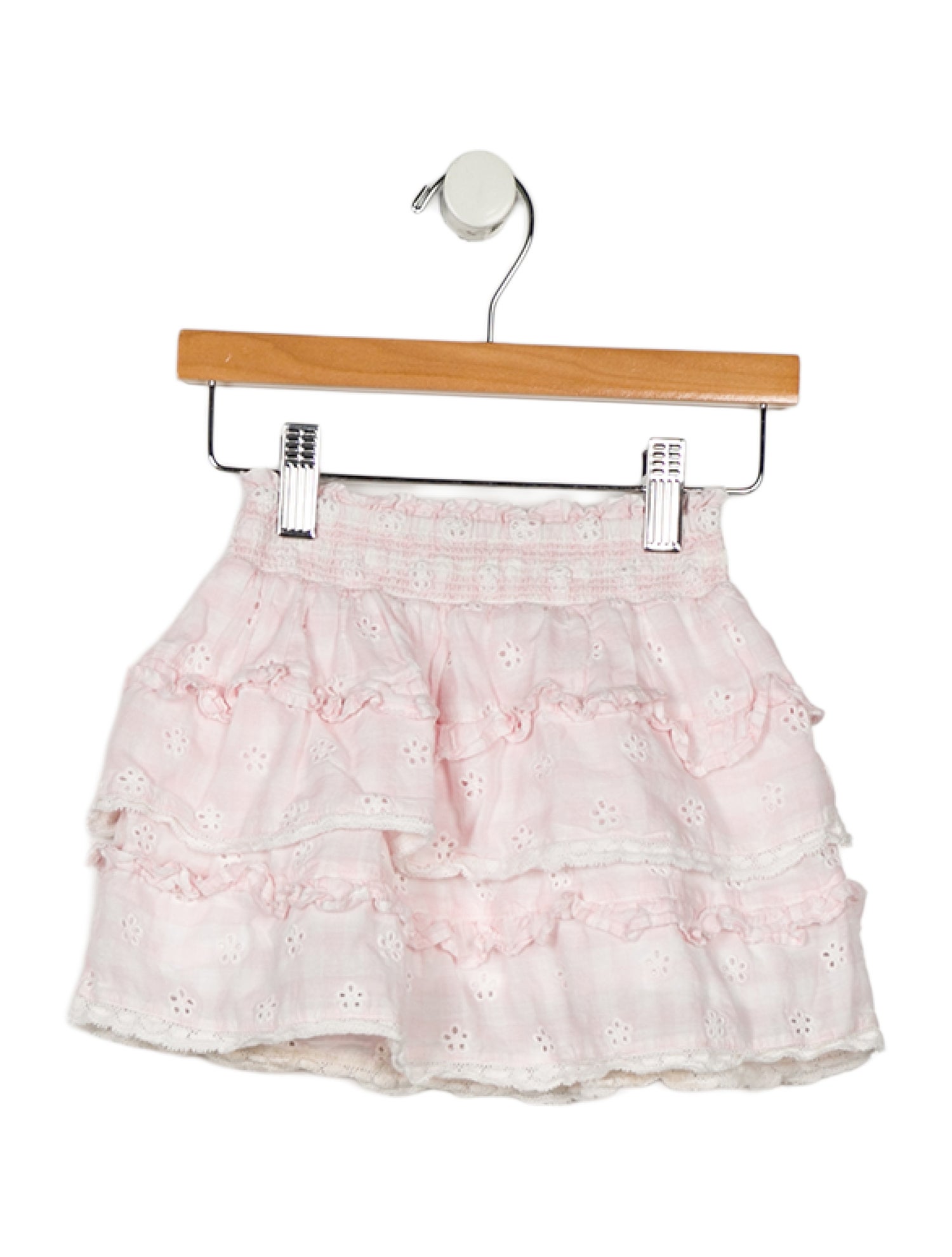LoveShackFancy Toddler Girls' Tiered Cotton Skirt