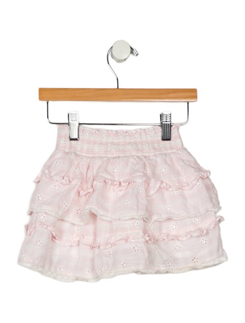 LoveShackFancy Toddler Girls' Tiered Cotton Skirt